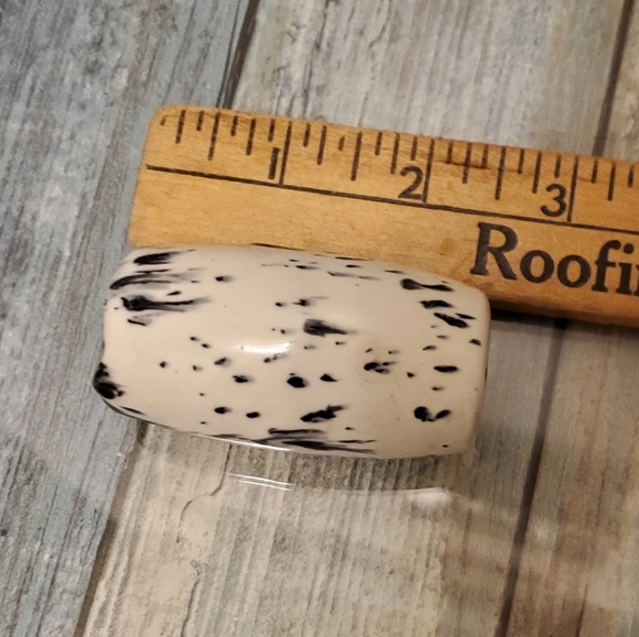 Vintage ceramic beads craft making or macrame wall hanging decor - Picture 4 of 4